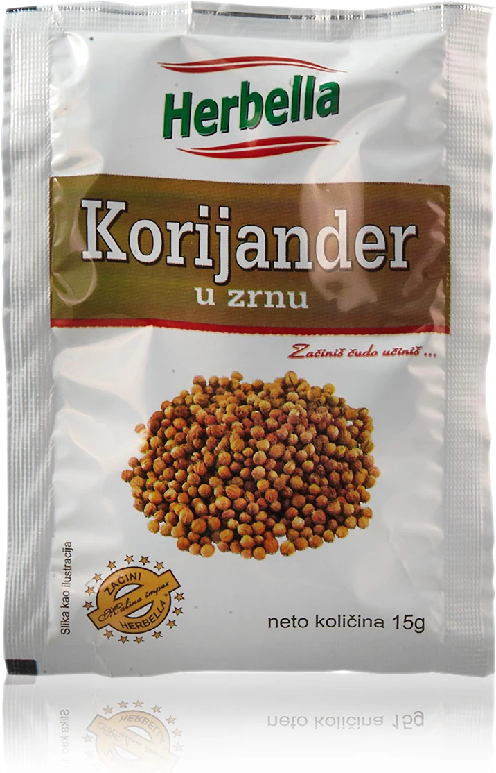 Korijander u zrnu 15 g Herbella